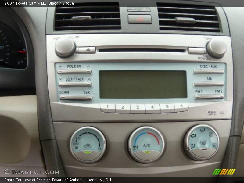 Black / Bisque 2007 Toyota Camry LE
