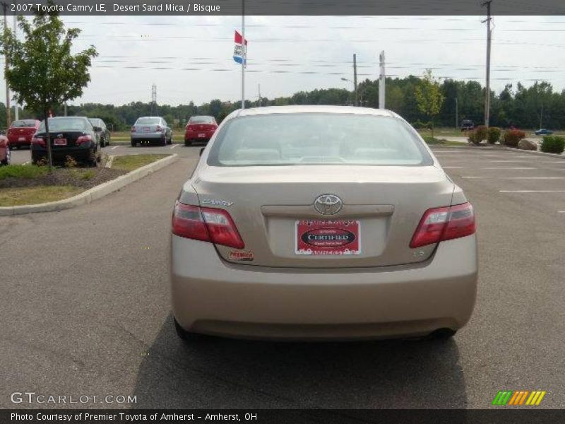 Desert Sand Mica / Bisque 2007 Toyota Camry LE
