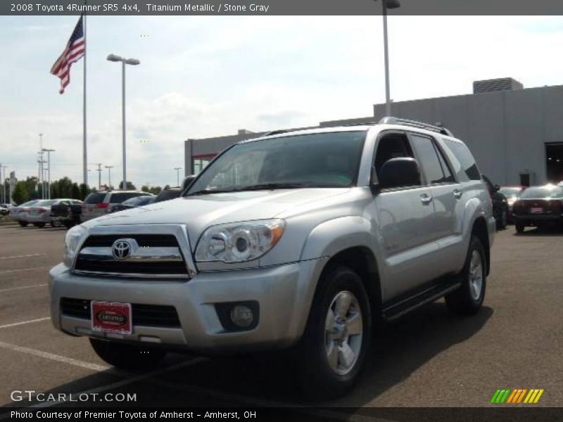 Titanium Metallic / Stone Gray 2008 Toyota 4Runner SR5 4x4
