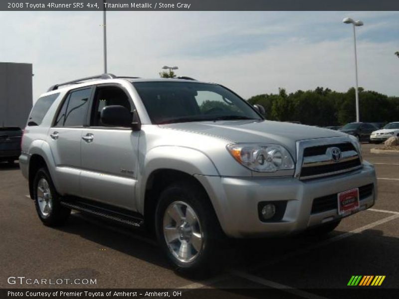 Titanium Metallic / Stone Gray 2008 Toyota 4Runner SR5 4x4