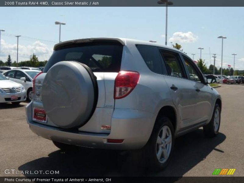 Classic Silver Metallic / Ash 2008 Toyota RAV4 4WD