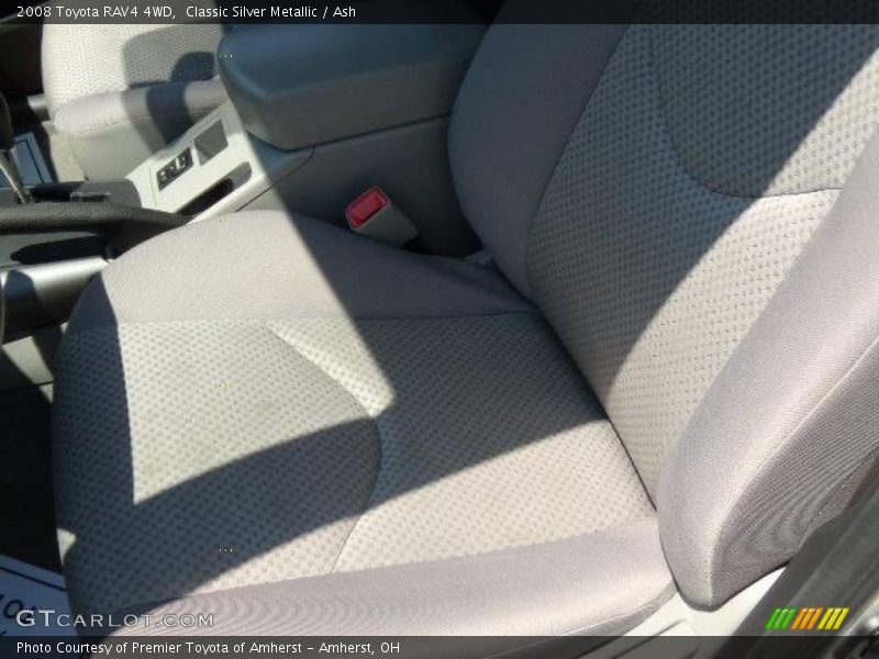 Classic Silver Metallic / Ash 2008 Toyota RAV4 4WD