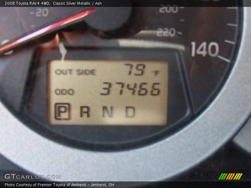 Classic Silver Metallic / Ash 2008 Toyota RAV4 4WD