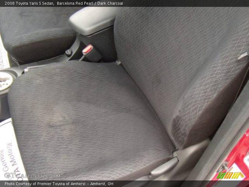 Barcelona Red Pearl / Dark Charcoal 2008 Toyota Yaris S Sedan