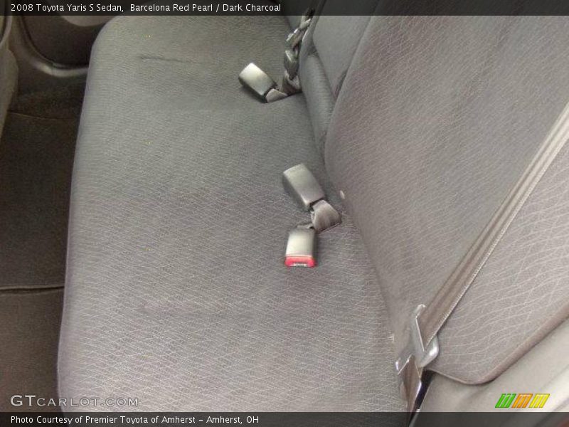Barcelona Red Pearl / Dark Charcoal 2008 Toyota Yaris S Sedan