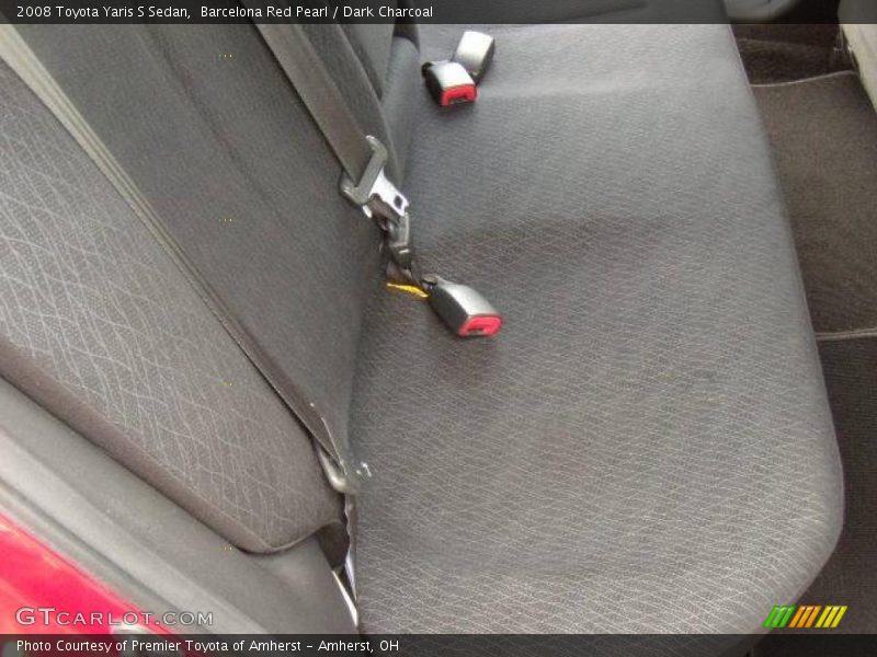 Barcelona Red Pearl / Dark Charcoal 2008 Toyota Yaris S Sedan