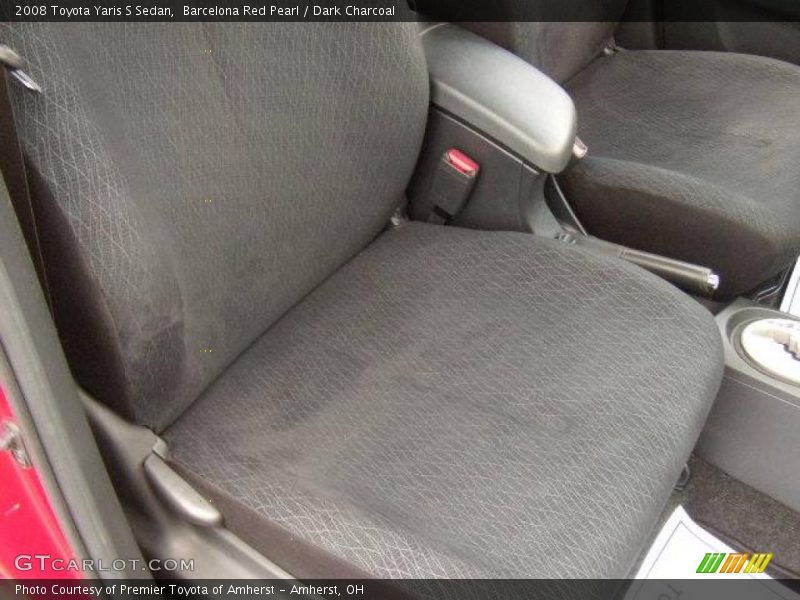 Barcelona Red Pearl / Dark Charcoal 2008 Toyota Yaris S Sedan