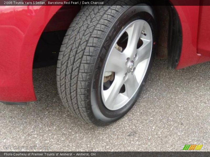Barcelona Red Pearl / Dark Charcoal 2008 Toyota Yaris S Sedan