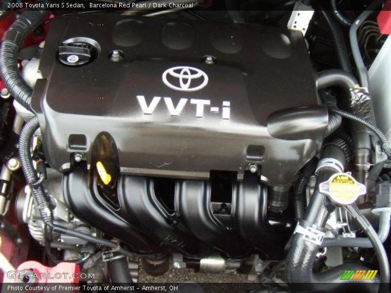 Barcelona Red Pearl / Dark Charcoal 2008 Toyota Yaris S Sedan