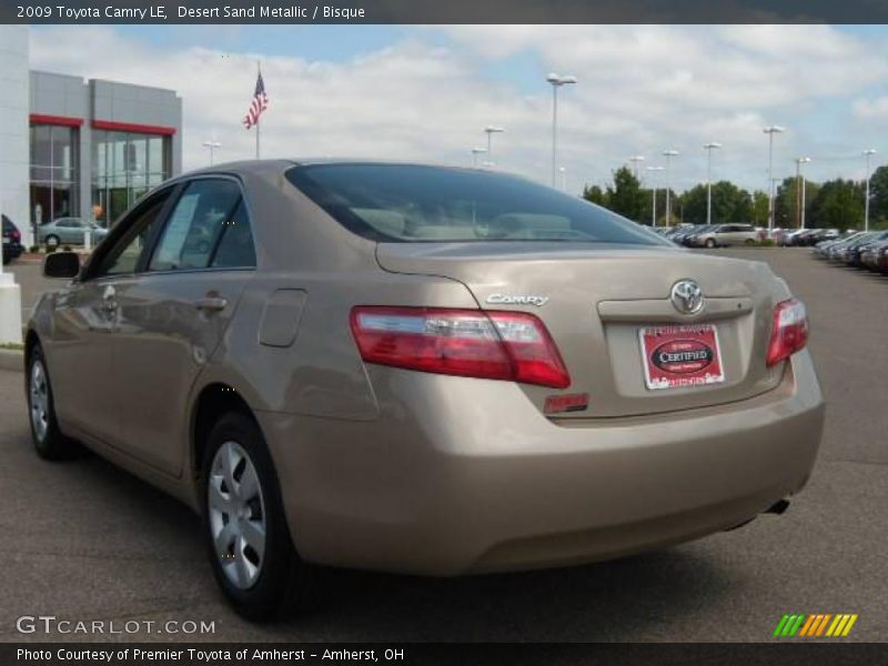 Desert Sand Metallic / Bisque 2009 Toyota Camry LE