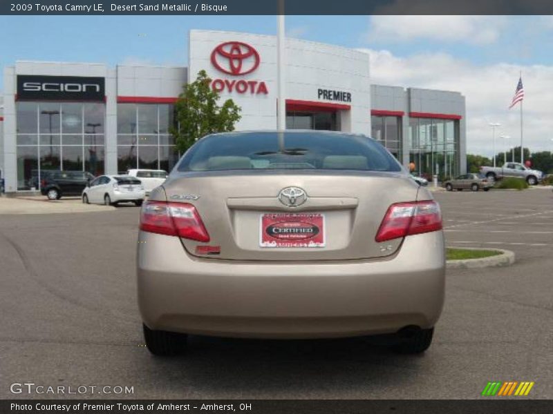 Desert Sand Metallic / Bisque 2009 Toyota Camry LE