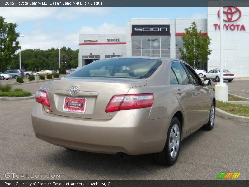 Desert Sand Metallic / Bisque 2009 Toyota Camry LE