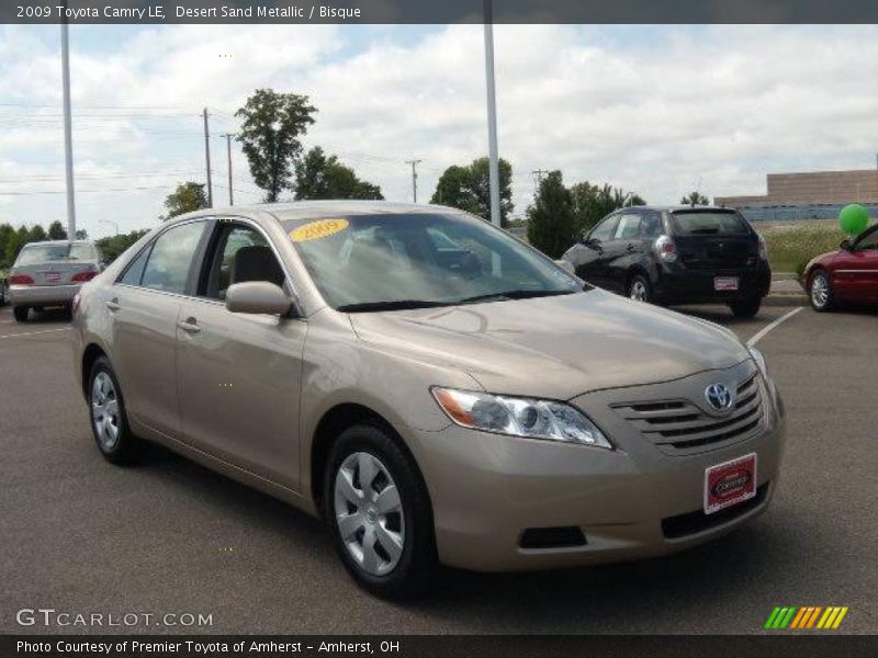 Desert Sand Metallic / Bisque 2009 Toyota Camry LE