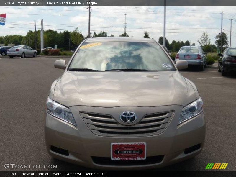 Desert Sand Metallic / Bisque 2009 Toyota Camry LE