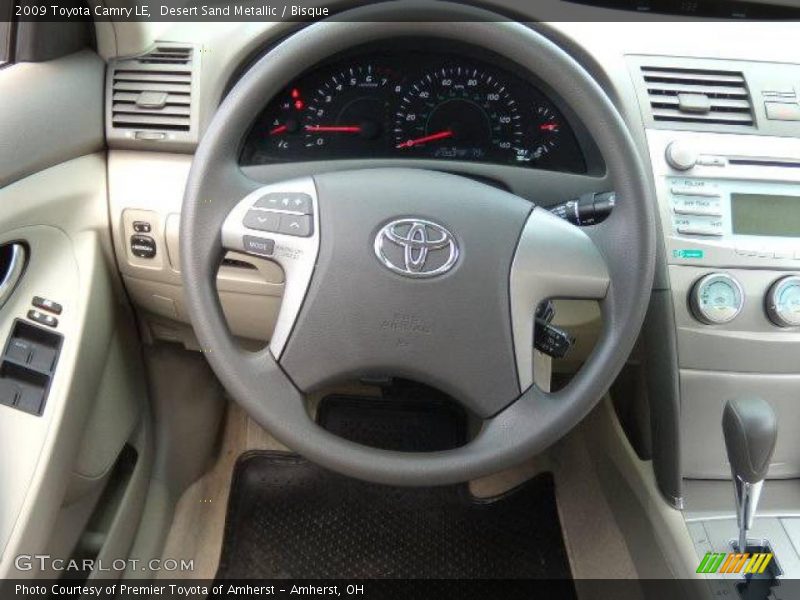 Desert Sand Metallic / Bisque 2009 Toyota Camry LE