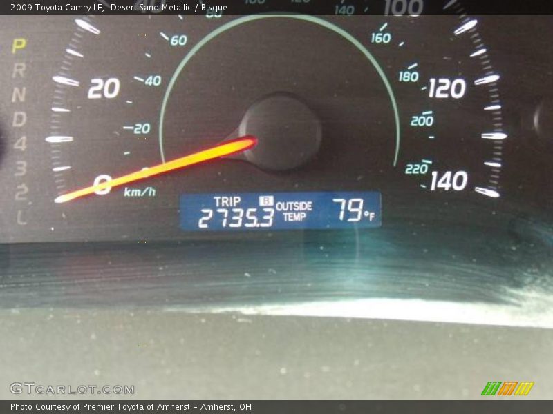 Desert Sand Metallic / Bisque 2009 Toyota Camry LE