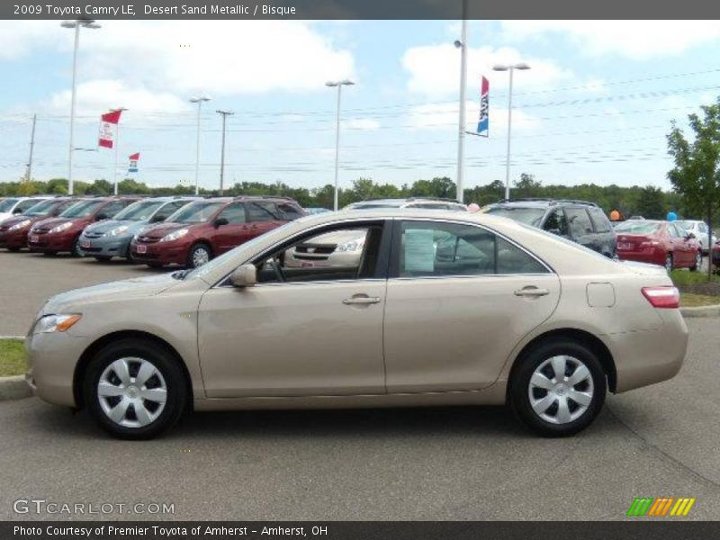 Desert Sand Metallic / Bisque 2009 Toyota Camry LE