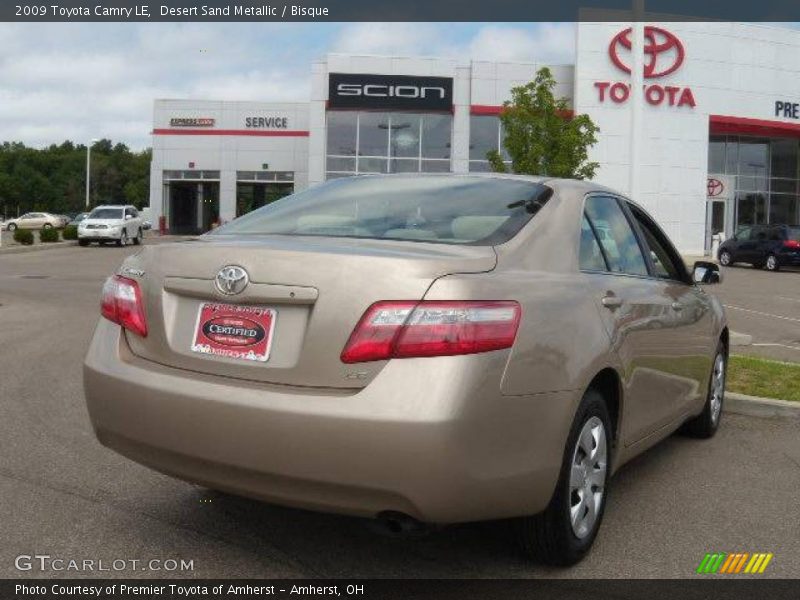 Desert Sand Metallic / Bisque 2009 Toyota Camry LE