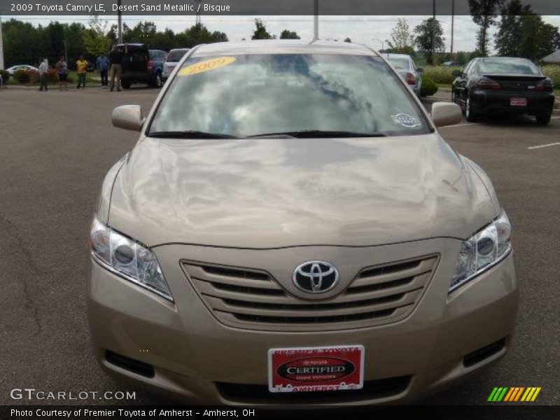 Desert Sand Metallic / Bisque 2009 Toyota Camry LE