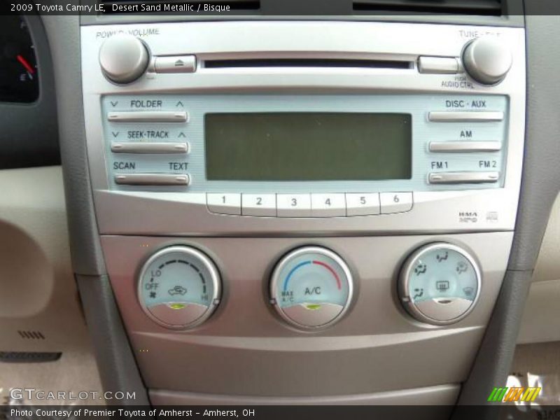 Desert Sand Metallic / Bisque 2009 Toyota Camry LE