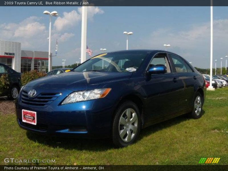 Blue Ribbon Metallic / Ash 2009 Toyota Camry LE