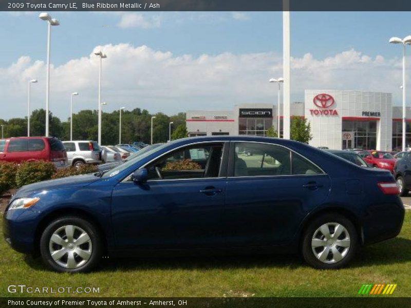 Blue Ribbon Metallic / Ash 2009 Toyota Camry LE