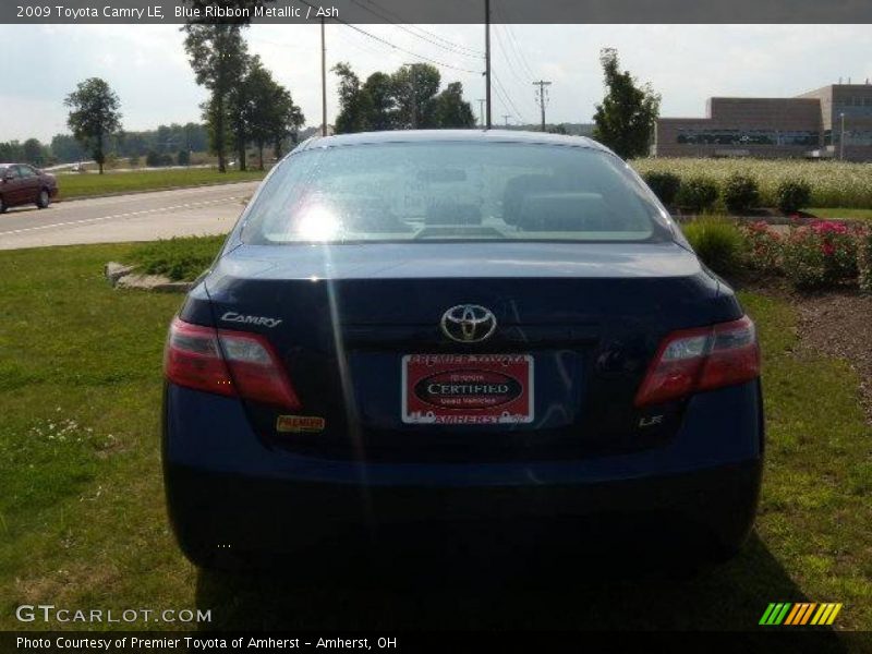 Blue Ribbon Metallic / Ash 2009 Toyota Camry LE