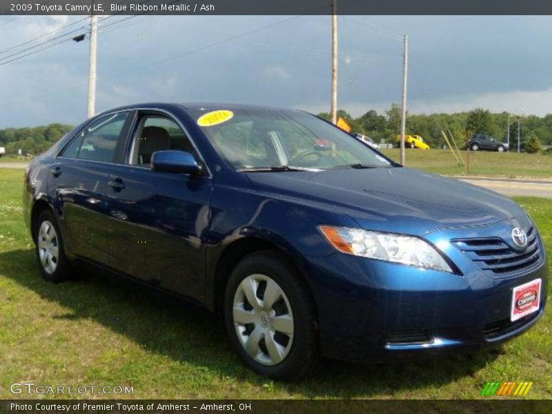 Blue Ribbon Metallic / Ash 2009 Toyota Camry LE