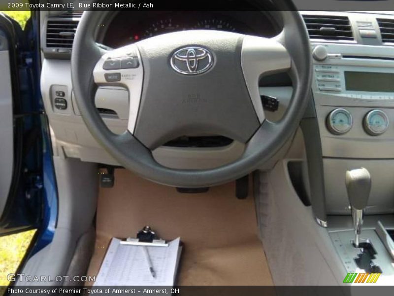 Blue Ribbon Metallic / Ash 2009 Toyota Camry LE