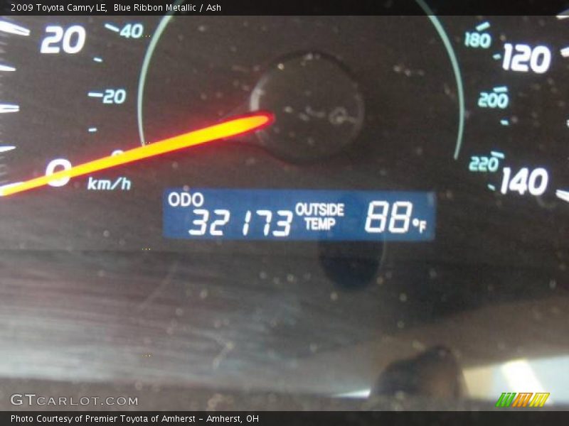 Blue Ribbon Metallic / Ash 2009 Toyota Camry LE
