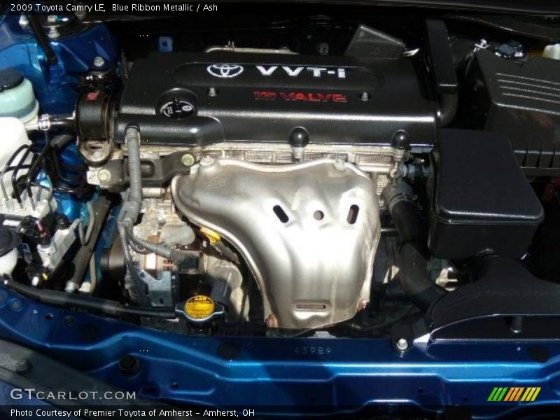 Blue Ribbon Metallic / Ash 2009 Toyota Camry LE