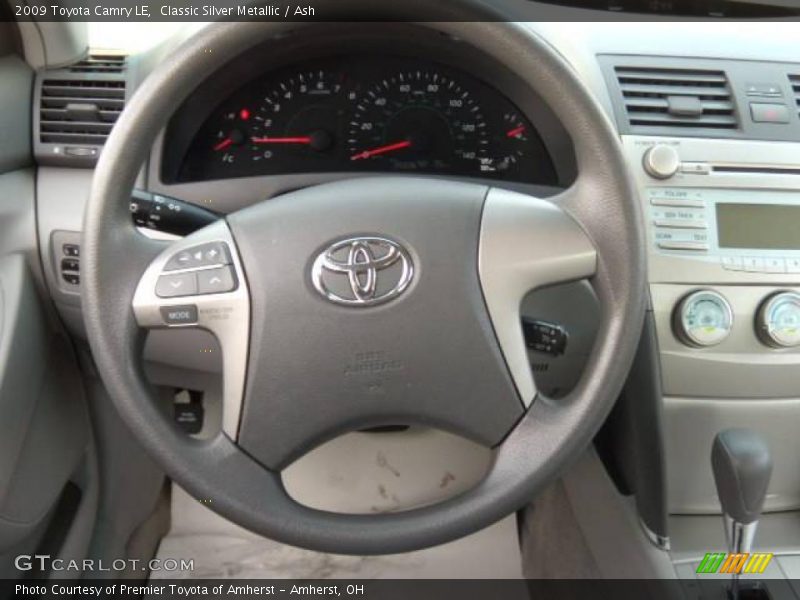 Classic Silver Metallic / Ash 2009 Toyota Camry LE