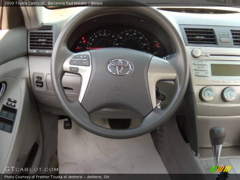 Barcelona Red Metallic / Bisque 2009 Toyota Camry LE