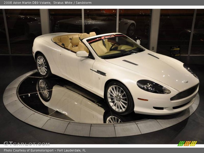 Stratus White / Sandstorm 2008 Aston Martin DB9 Volante