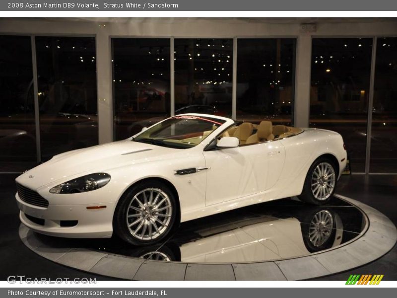 Stratus White / Sandstorm 2008 Aston Martin DB9 Volante