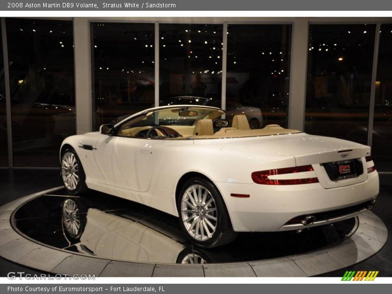 Stratus White / Sandstorm 2008 Aston Martin DB9 Volante
