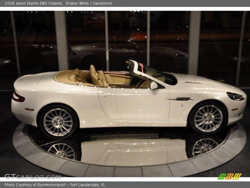 Stratus White / Sandstorm 2008 Aston Martin DB9 Volante