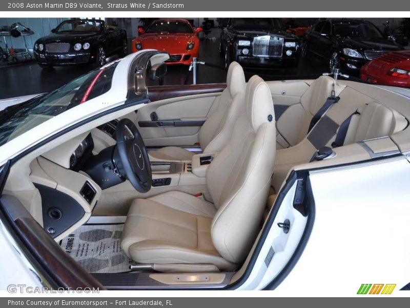 Stratus White / Sandstorm 2008 Aston Martin DB9 Volante