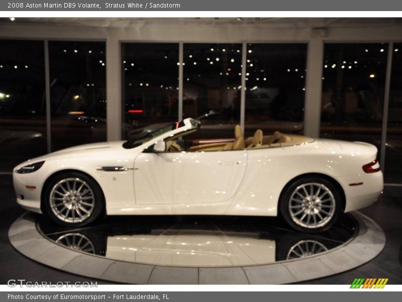 Stratus White / Sandstorm 2008 Aston Martin DB9 Volante