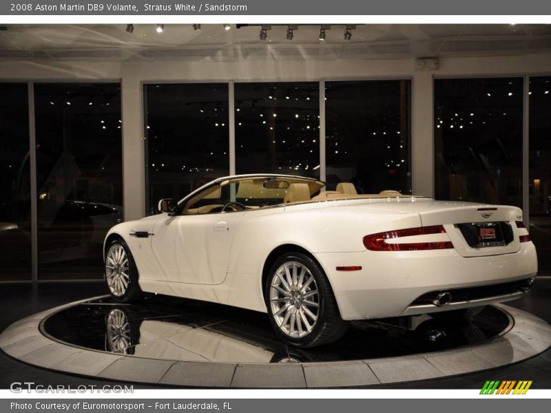 Stratus White / Sandstorm 2008 Aston Martin DB9 Volante