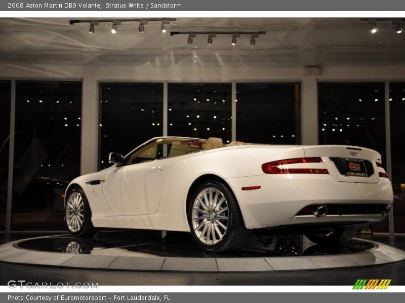 Stratus White / Sandstorm 2008 Aston Martin DB9 Volante