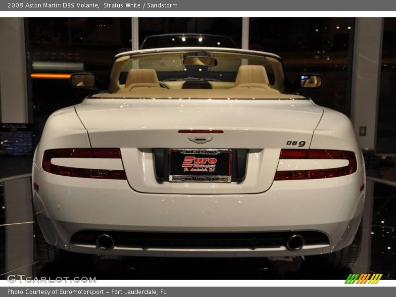 Stratus White / Sandstorm 2008 Aston Martin DB9 Volante