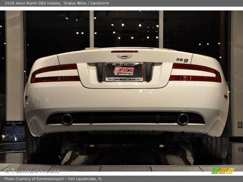 Stratus White / Sandstorm 2008 Aston Martin DB9 Volante
