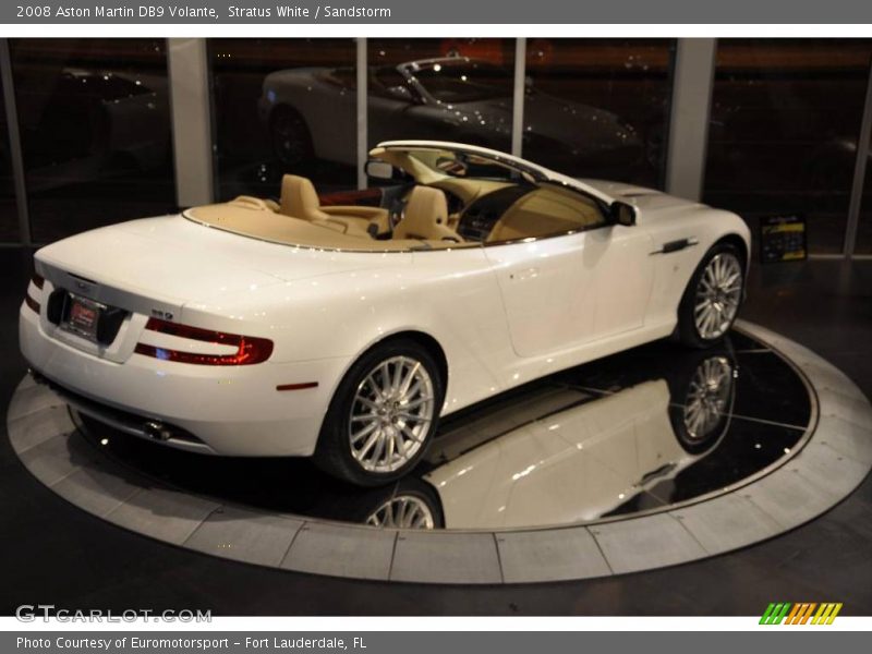 Stratus White / Sandstorm 2008 Aston Martin DB9 Volante