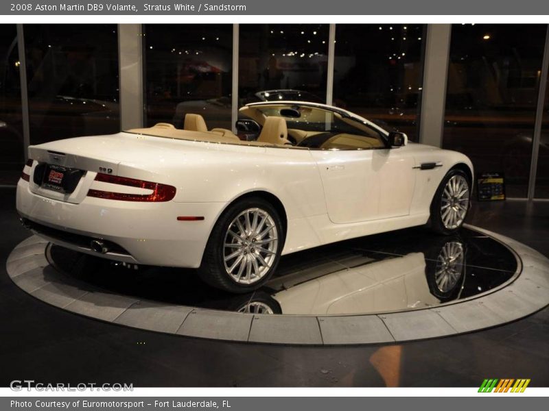 Stratus White / Sandstorm 2008 Aston Martin DB9 Volante