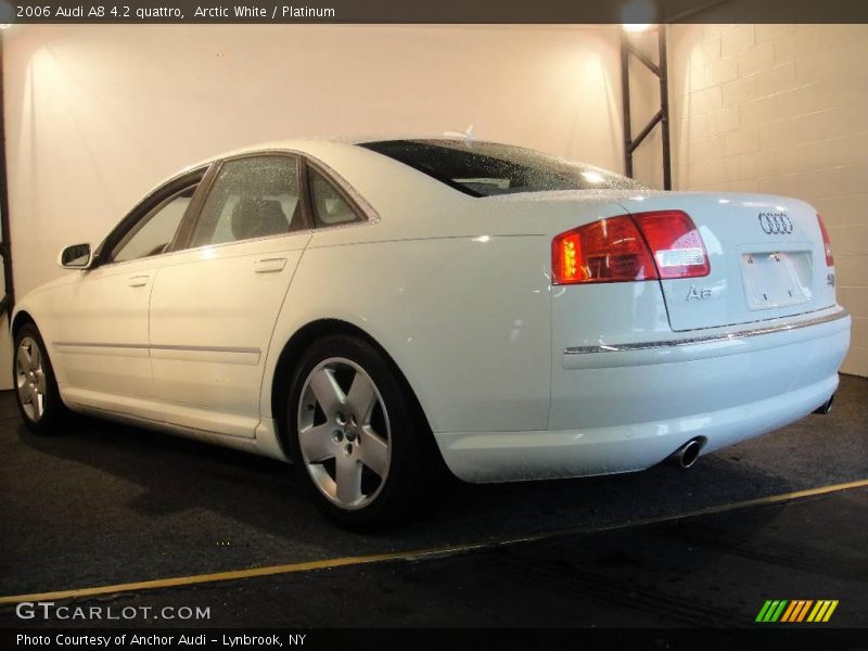 Arctic White / Platinum 2006 Audi A8 4.2 quattro