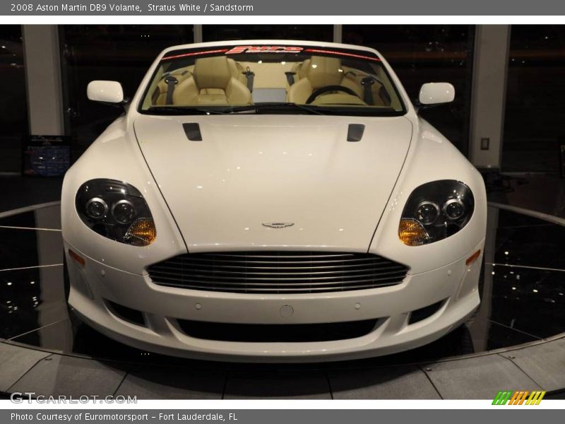 Stratus White / Sandstorm 2008 Aston Martin DB9 Volante