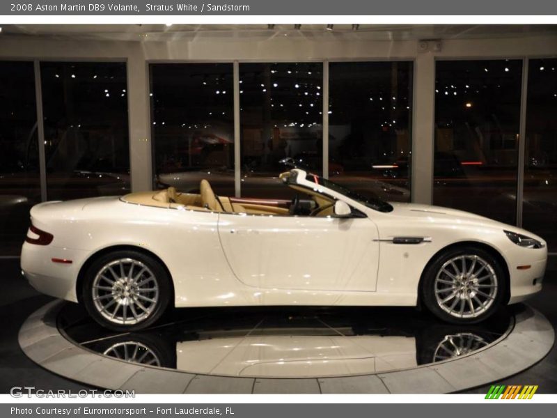 Stratus White / Sandstorm 2008 Aston Martin DB9 Volante