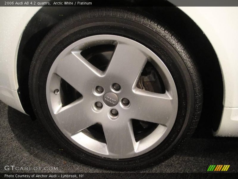Arctic White / Platinum 2006 Audi A8 4.2 quattro