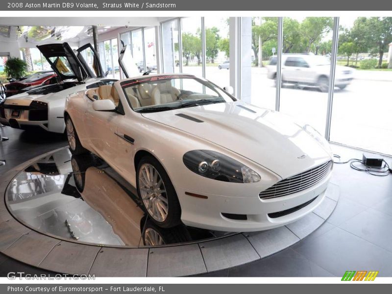 Stratus White / Sandstorm 2008 Aston Martin DB9 Volante